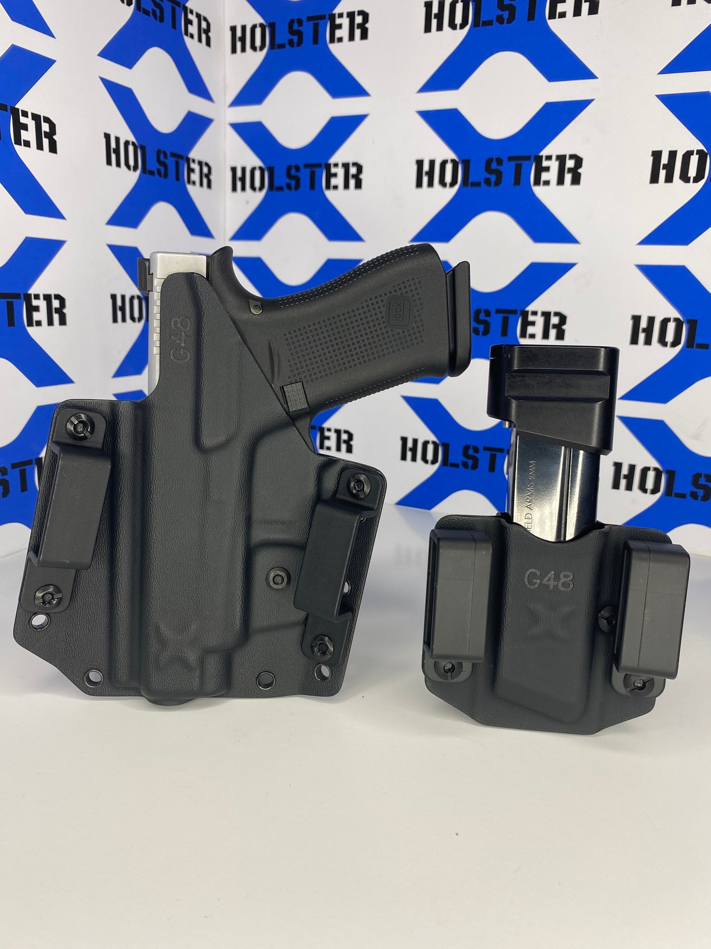 G48 with Mag Carrier OWB Kydex Holster