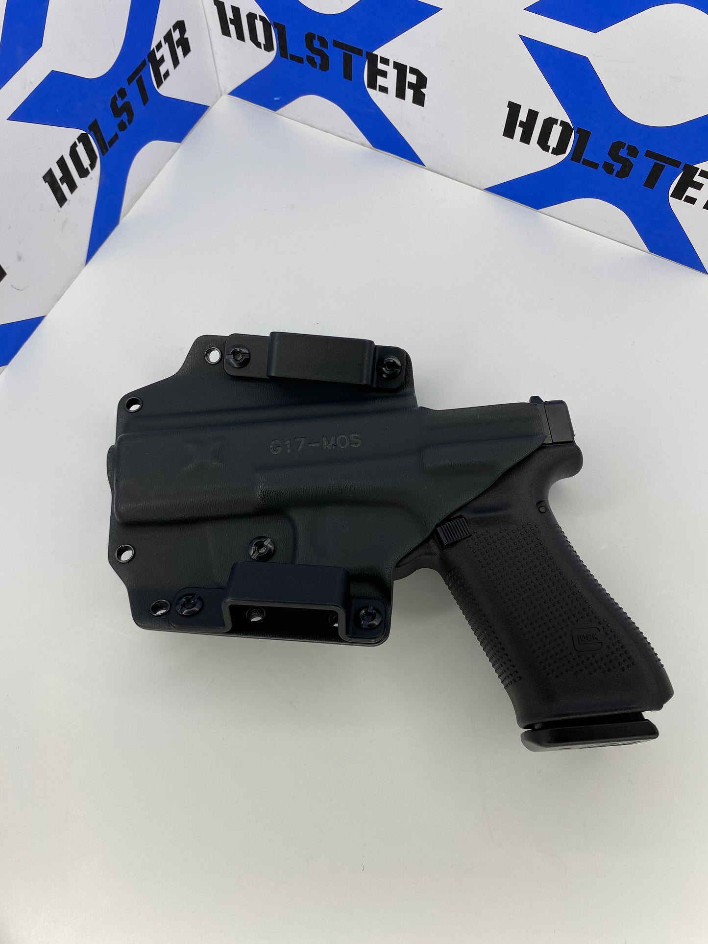 G17 with Mag Carrier OWB Kydex Holster