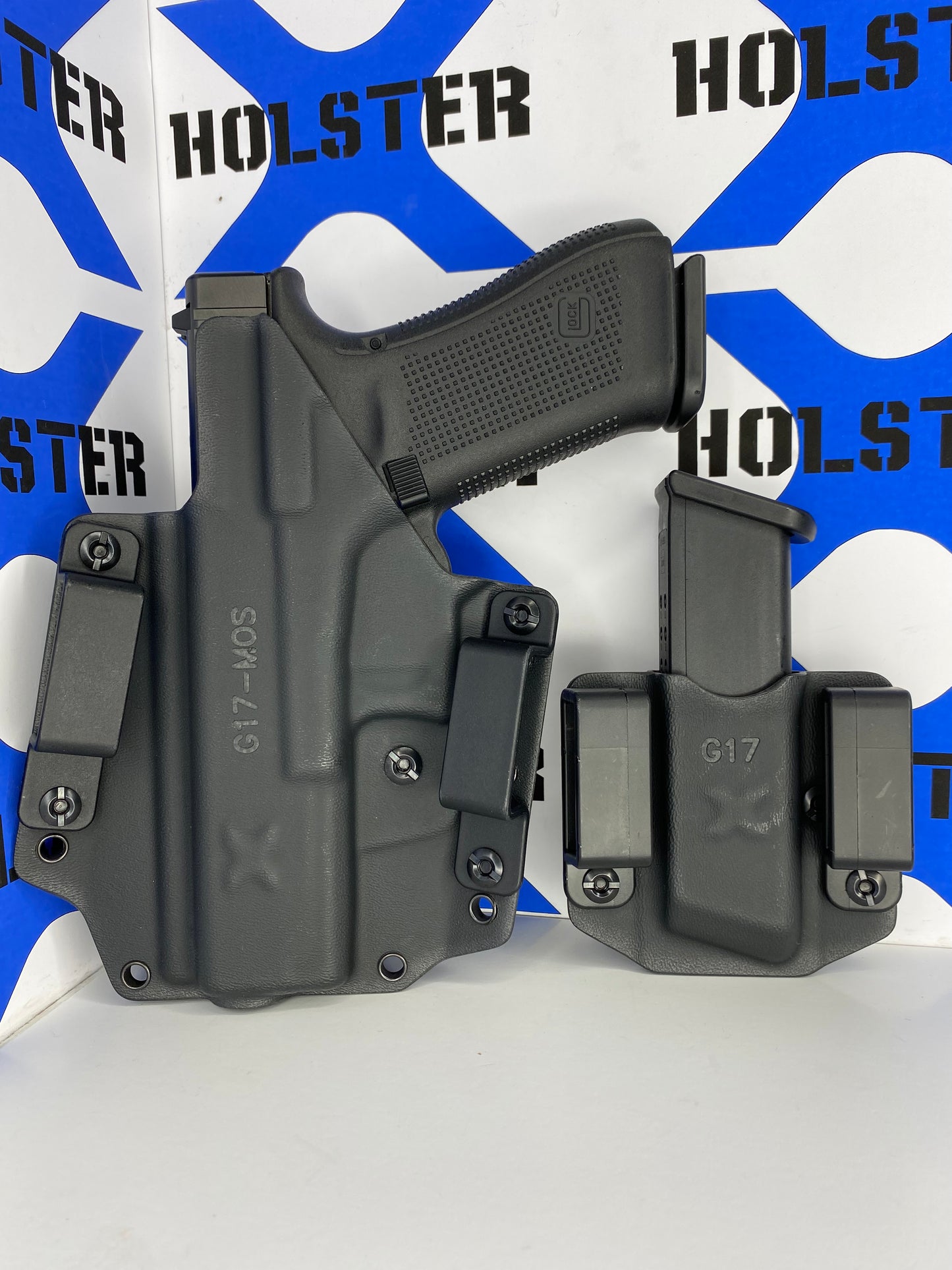 G17 with Mag Carrier OWB Kydex Holster