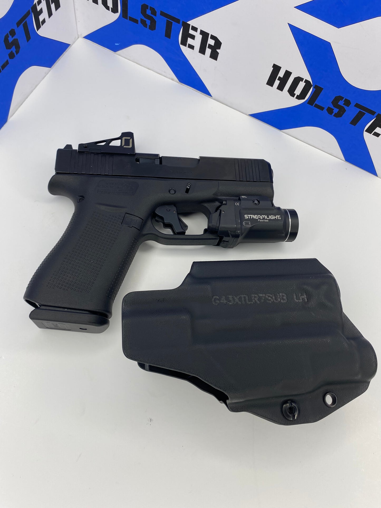 G43X-TLR7-SUB (Left Hand) with Mag Carrier IWB Left Hand Kydex Holster