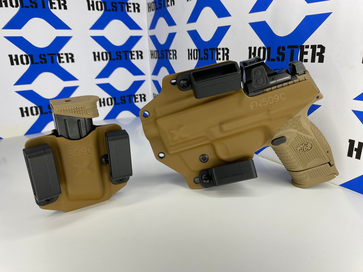 FN 509C-OWB+Mag Carrier Kydex Holster