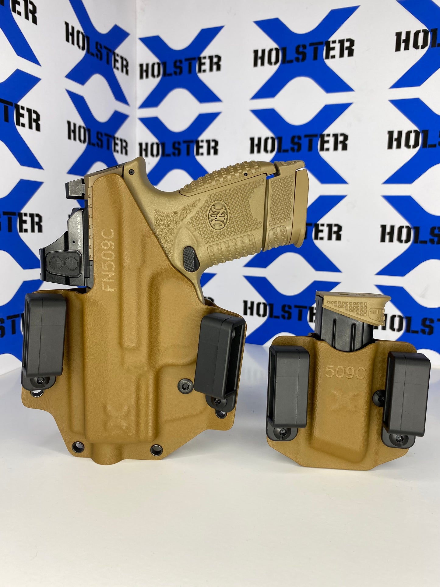 FN 509C-OWB+Mag Carrier Kydex Holster