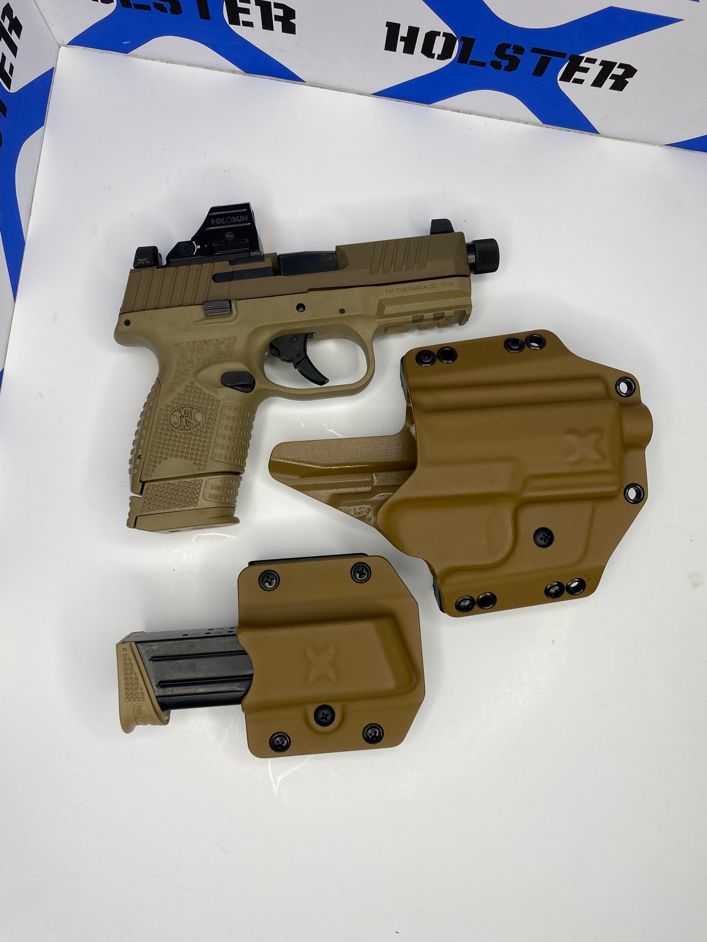 FN 509C-OWB+Mag Carrier Kydex Holster