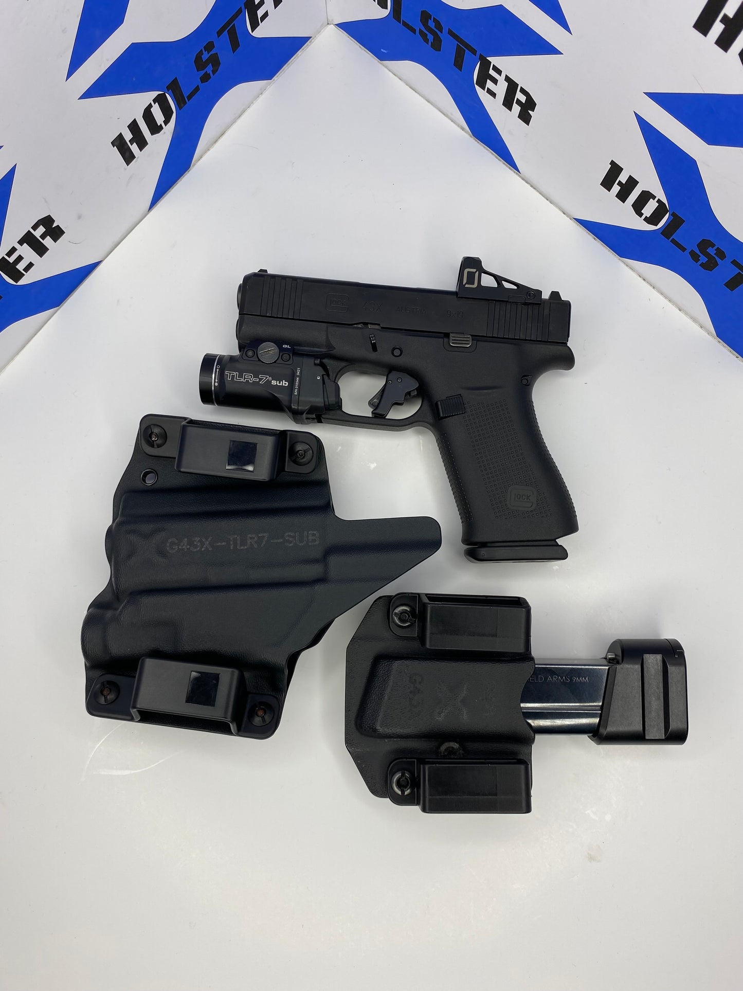 G43X-TLR7 Sub-with Mag Carrier OWB Kydex Holster